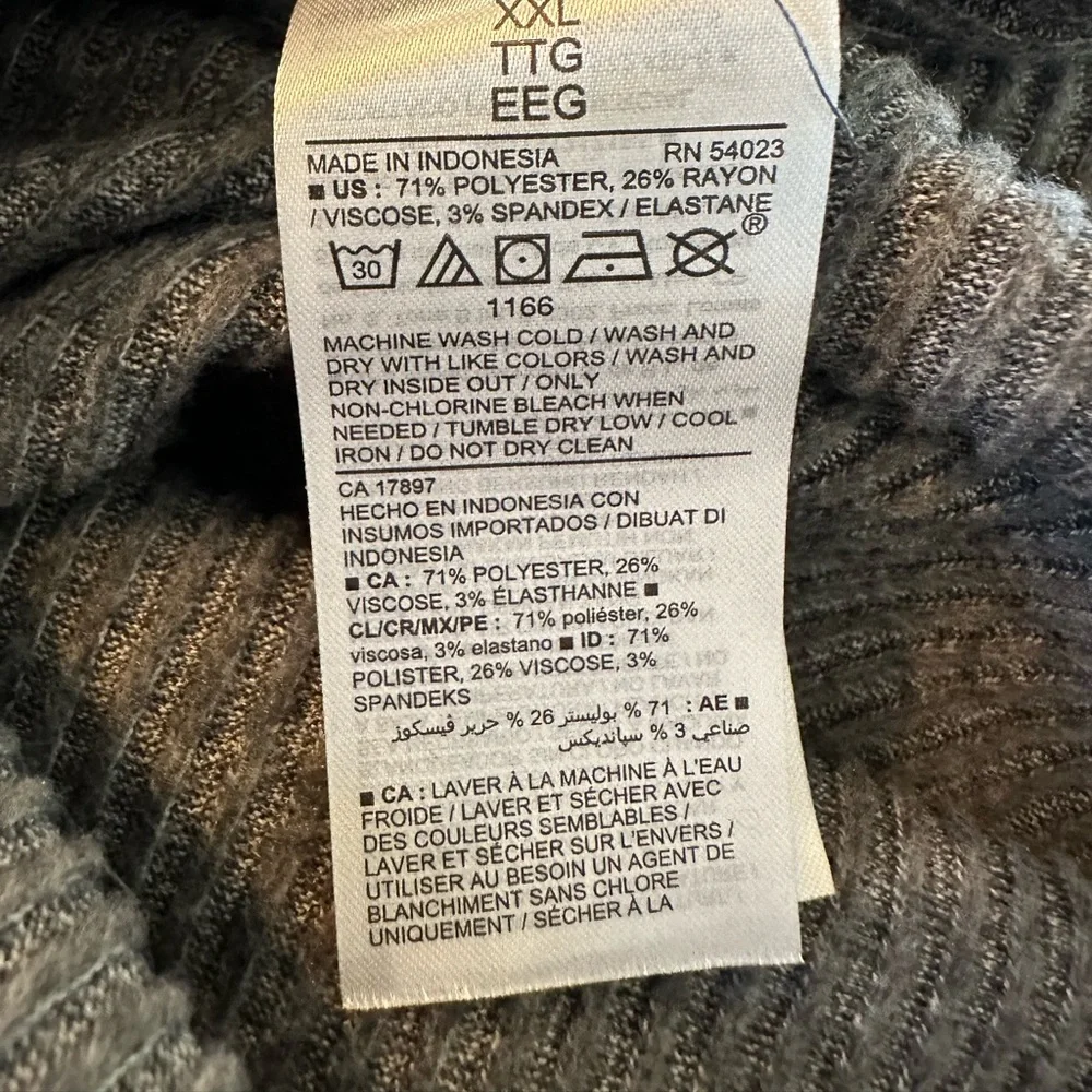 Old Navy Sweatshirt| Size XXL| Gray | NWOT - Picture 9 of 9